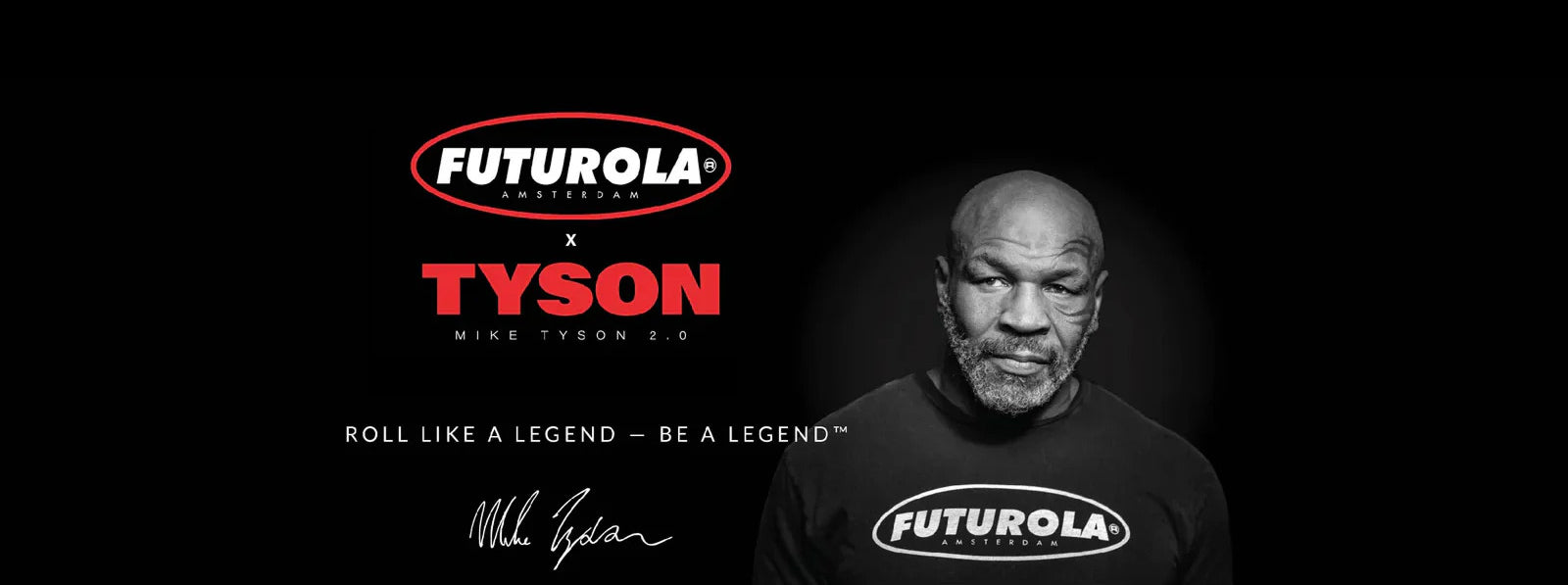 Futurola X Tyson Collection premium smoking accessories featuring Mike Tyson, designed for an enhanced rolling experience and quality materials.
