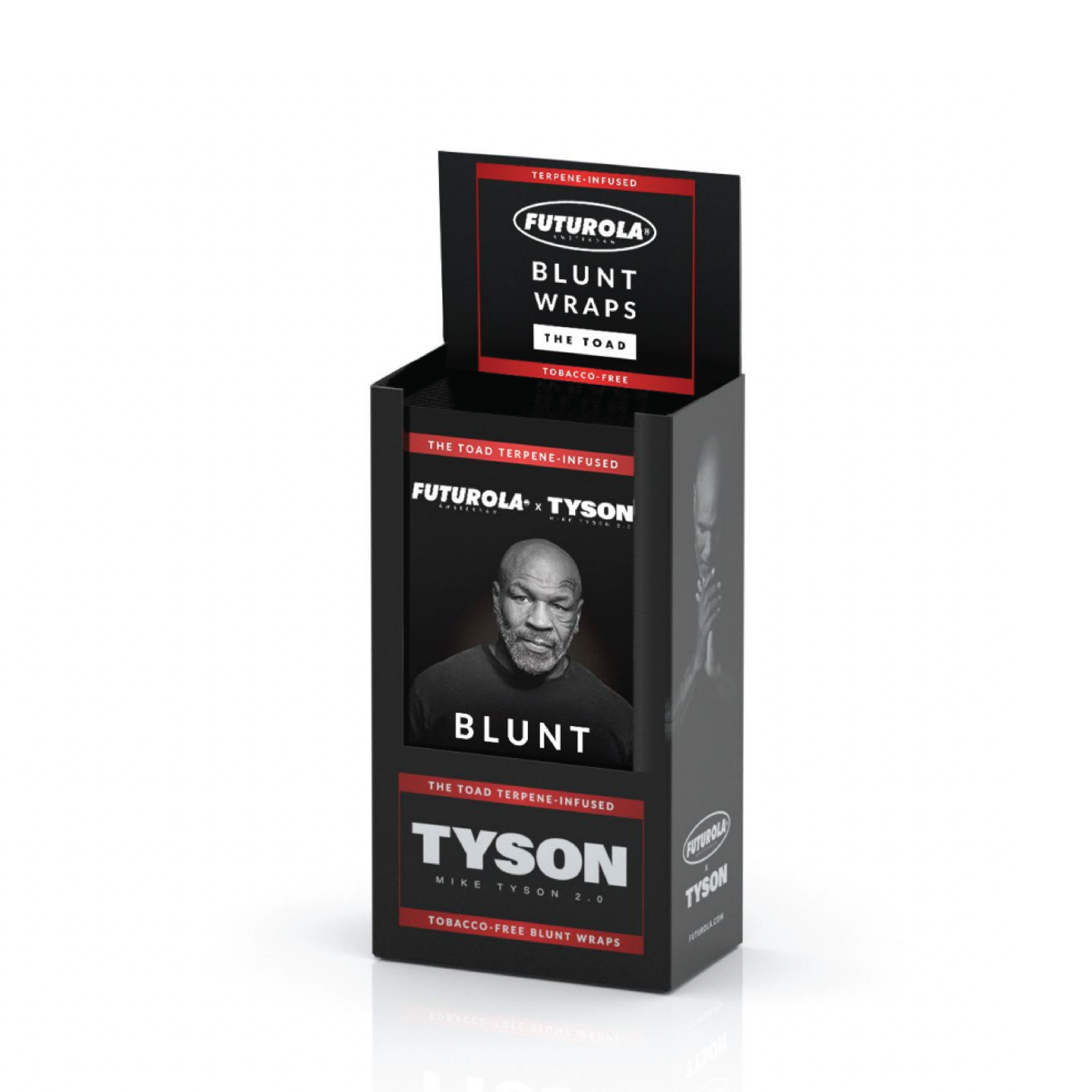 TYSON 2.0 x FUTUROLA TOBACCO-FREE BLUNT WRAPS [25-PACK BOX]