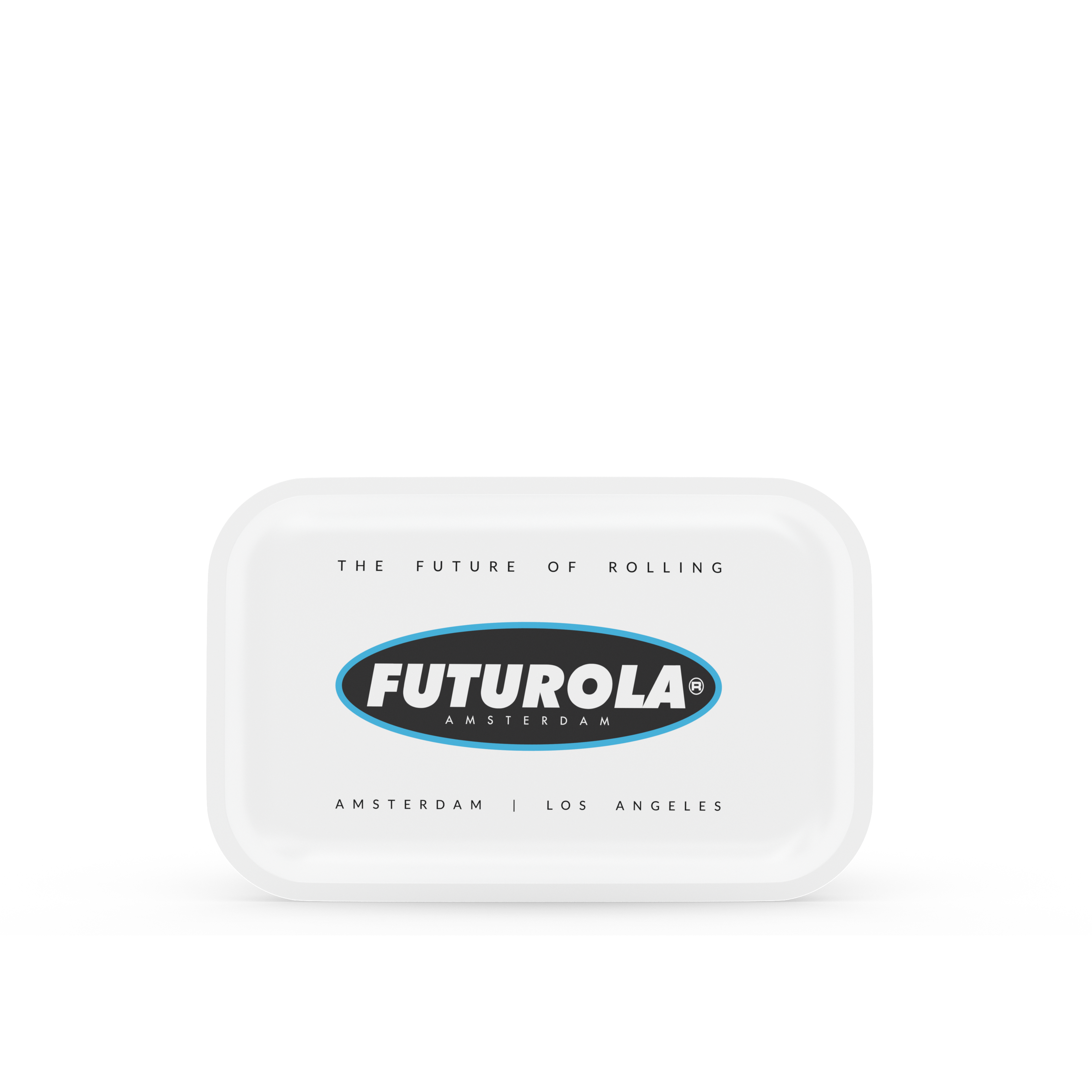 FUTUROLA MEDIUM WHITE ROLLING TRAY [Wholesale] - FUTUROLA