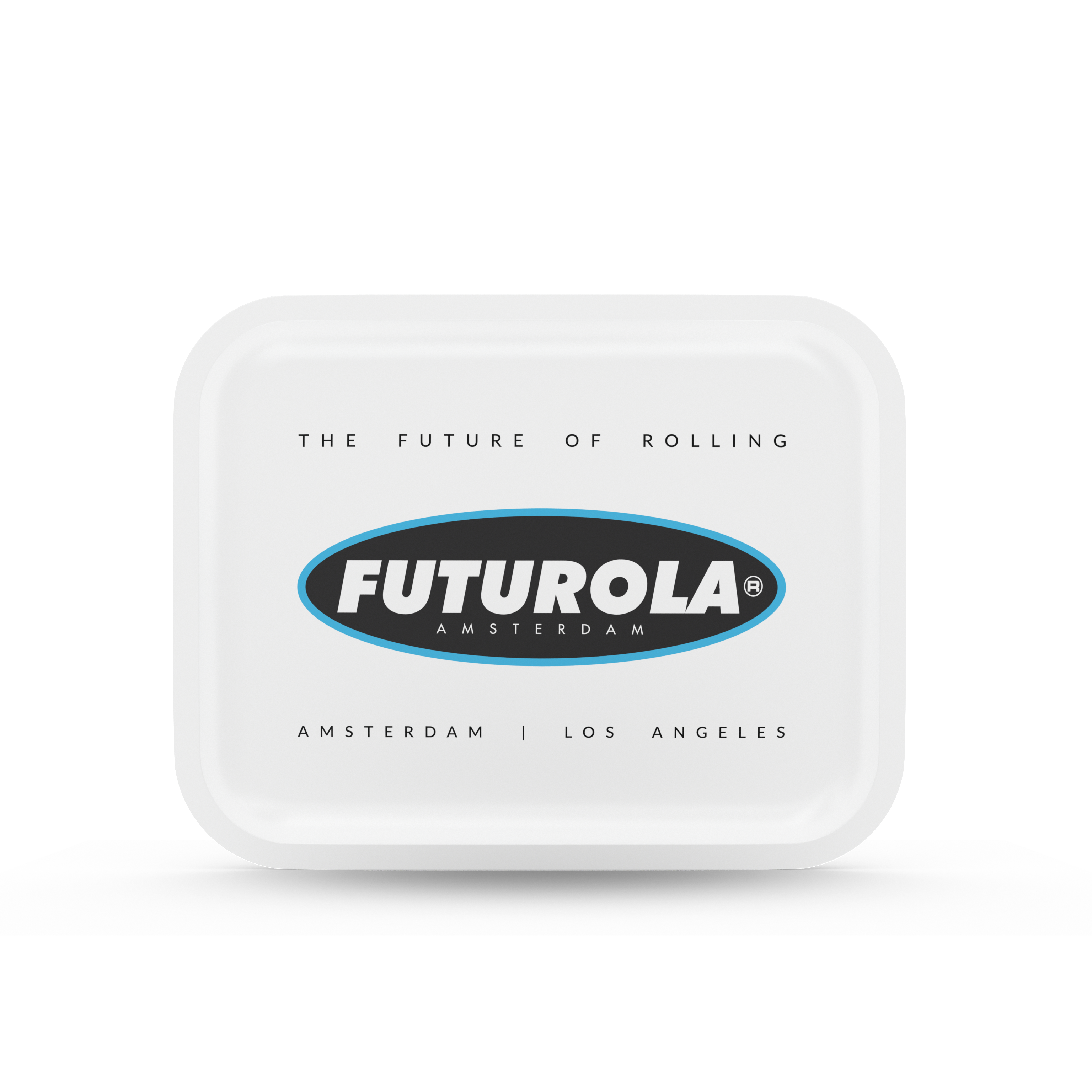 FUTUROLA LARGE WHITE ROLLING TRAY [Wholesale] - FUTUROLA